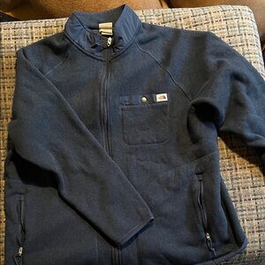 The North Face Men's Dark Blue Zip-Up fleece